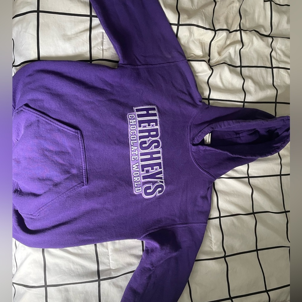 Hersheys purple hoodie size small